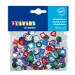 PlayBox: Samolepicí krystalové kameny 150ks 10-14mm obrázek 1