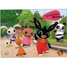 Bing: Pojďme Bing! obrovský podlahový puzzle 24ks obrázek 2