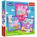 Peppa prasátko 3 v 1 20-36-50ks puzzle - Trefl obrázek 1