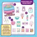 Puffy Pouches: Pufi charm design set - sladkosti obrázek 2