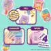 Puffy Pouches: Pufi charm design set - sladkosti obrázek 3