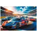 Rychlá auta na závodní dráze - 100 ks puzzle - Trefl obrázek 2