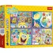 SpongeBobův podivný svět 4x250ks puzzle - Trefl