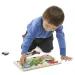 Farm zvířecí silné dřevěné tvarové puzzle 8 dílů - Melissa & Doug obrázek 2