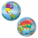Gumový míč BioBall s mapou světa 23 cm - Mondo Toys
