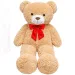 Teddy Greetings: Medvěd s medovými objetími červený v dárkové krabičce 120cm