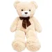 Teddy Greetings: Sněhová přání plyšový medvěd červená dárková krabice 120 cm obrázek 1