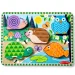 Touch & Feel Lesní zvířata dřevěná hmatová skládačka - Melissa & Doug obrázek 1