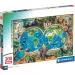 Úžasný svět zvířat 300dílné Super puzzle - Clementoni