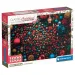 Vánoční atmosféra 1000dílné nemožné puzzle s plakátem - Clementoni