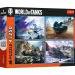 Velká tanková bitva 4x250ks puzzle - Trefl